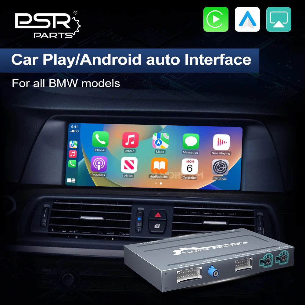 BMW CIC NBT EVO System Series 1 2 3 4 5 6 7 X1 X3 X4 X5 X6 X7 Mini I3 I8 - Wireless Apple CarPlay Android Auto MMI Retrofit For GPS Navigation