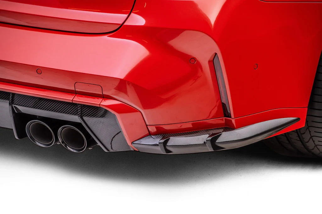 Sterckenn - BMW M3 (G80 G81) CARBON FIBRE REAR BUMPER EXTENSION CANARDS