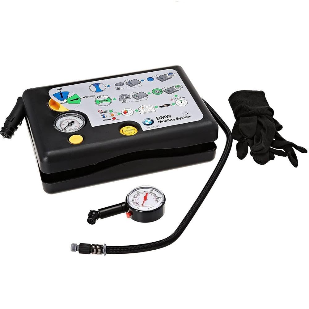 BMW Genuine Tire Inflation Compressor Travel Kit - 71 10 2 333 674