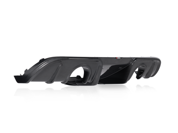 Akrapovič - Rear Carbon Fibre Diffuser - High Gloss - Porsche 718 Cayman GT4 / Spyder (2020-2023)