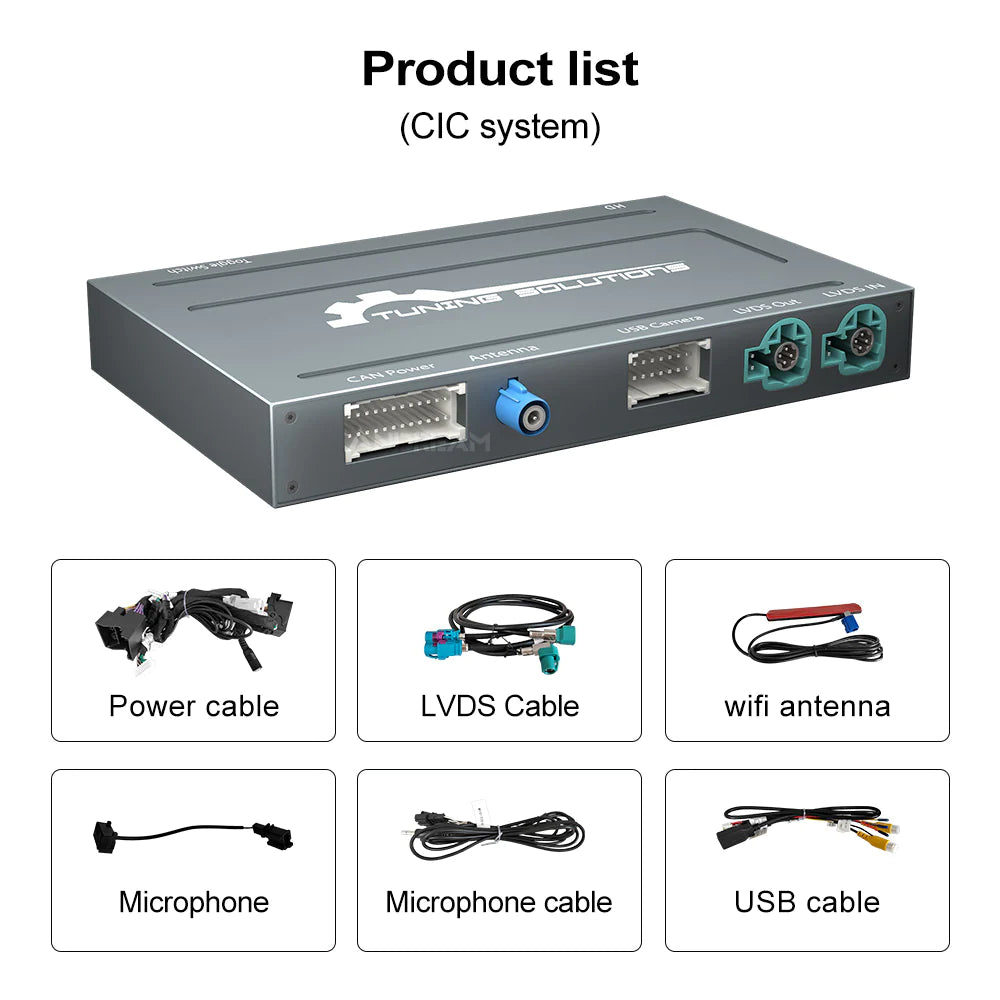 BMW CIC NBT EVO System Series 1 2 3 4 5 6 7 X1 X3 X4 X5 X6 X7 Mini I3 I8 - Wireless Apple CarPlay Android Auto MMI Retrofit For GPS Navigation