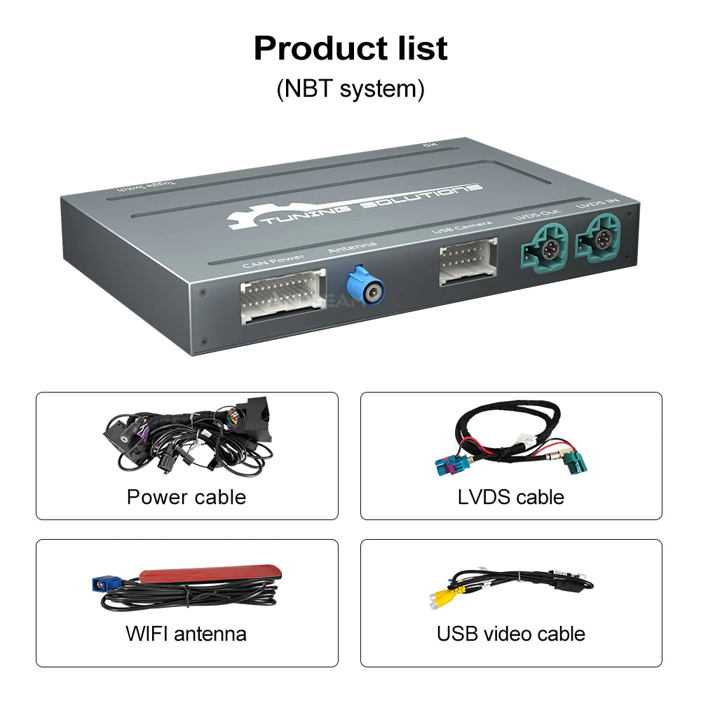 BMW CIC NBT EVO System Series 1 2 3 4 5 6 7 X1 X3 X4 X5 X6 X7 Mini I3 I8 - Wireless Apple CarPlay Android Auto MMI Retrofit For GPS Navigation