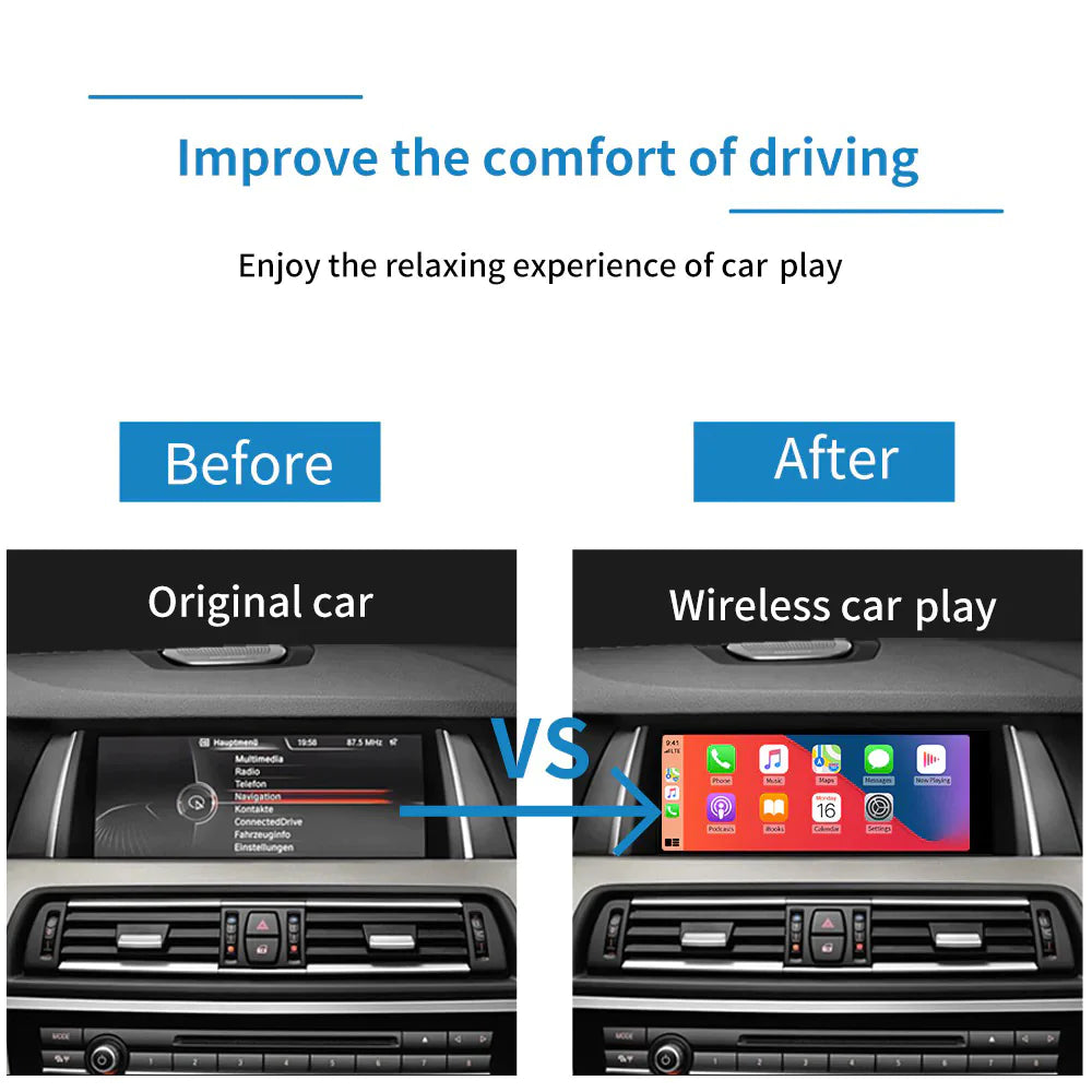 BMW CIC NBT EVO System Series 1 2 3 4 5 6 7 X1 X3 X4 X5 X6 X7 Mini I3 I8 - Wireless Apple CarPlay Android Auto MMI Retrofit For GPS Navigation