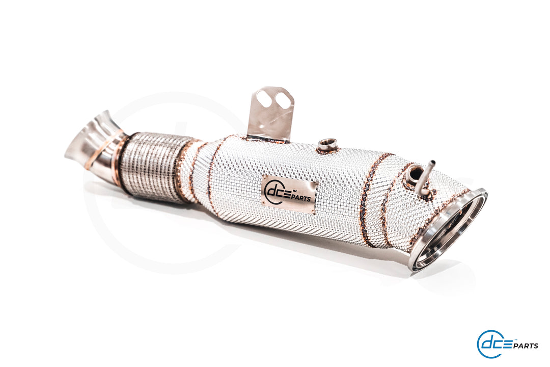 DCE Parts - 5.2 Inch B58 Downpipe - G01 X3 G02 X4 M40i G05 X5 G06 X6 G07 X7 40i SUV (OPF & V-Band Flange Type)