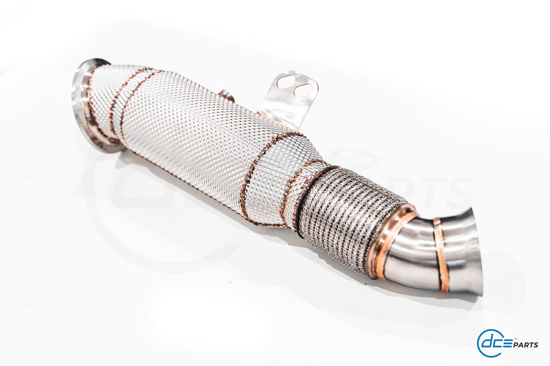 DCE Parts - 5.2 Inch B58 Downpipe - G01 X3 G02 X4 M40i G05 X5 G06 X6 G07 X7 40i SUV (OPF & V-Band Flange Type)