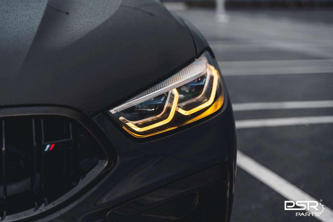 BMW M8 F91 F92 F93 & 8-SERIES 840i M850i G14 G15 G16 Yellow CSL Headlight Daytime Running Light DRL Upgrade Module