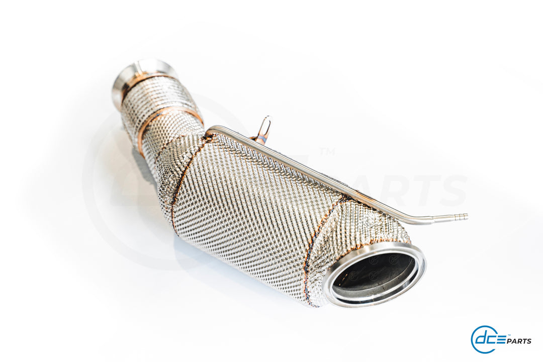 DCE Parts - B48 Downpipe - F & G Chassis - BMW 120I, 125I, 220I, 230I, 320I, 330E, 330I, 420I, 430I, 520I, 530I, 530E, 630I, 730I, 740E, X3 X4 20I 30I & XDRIVE, Supra A90 B48 - (OPF & V-Band Flange Type)