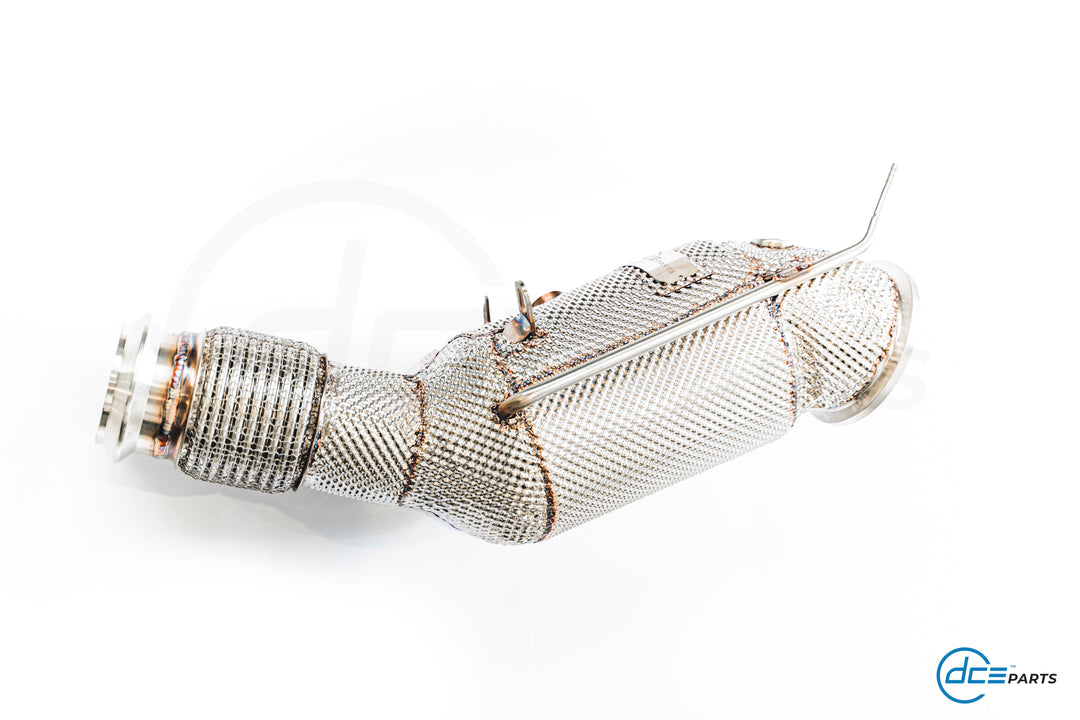 DCE Parts - B48 Downpipe - F & G Chassis - BMW 120I, 125I, 220I, 230I, 320I, 330E, 330I, 420I, 430I, 520I, 530I, 530E, 630I, 730I, 740E, X3 X4 20I 30I & XDRIVE, Supra A90 B48 - (OPF & V-Band Flange Type)