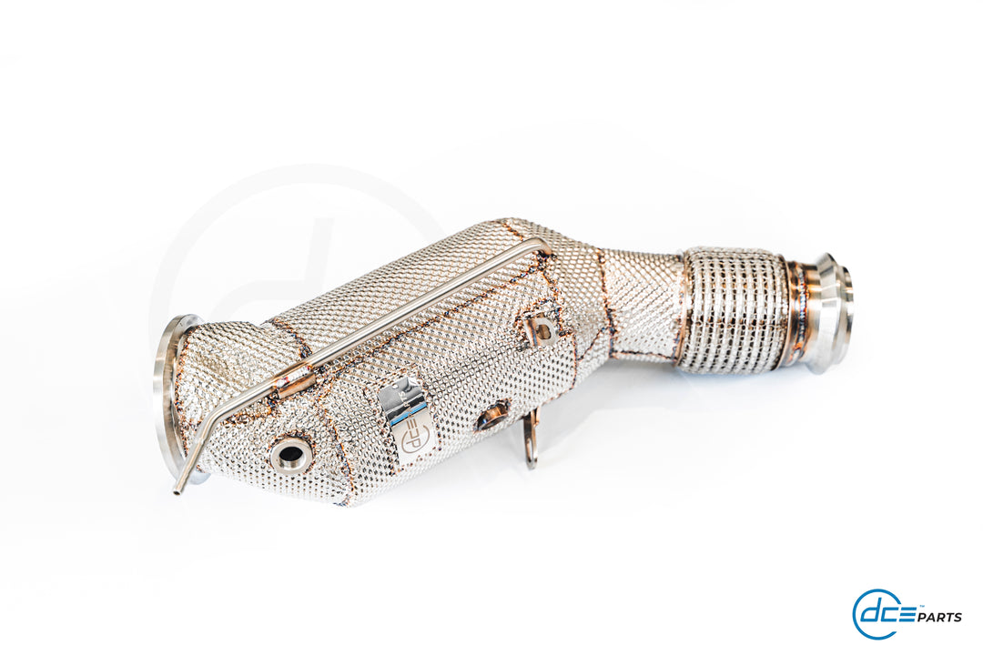 DCE Parts - B48 Downpipe - F & G Chassis - BMW 120I, 125I, 220I, 230I, 320I, 330E, 330I, 420I, 430I, 520I, 530I, 530E, 630I, 730I, 740E, X3 X4 20I 30I & XDRIVE, Supra A90 B48 - (OPF & V-Band Flange Type)