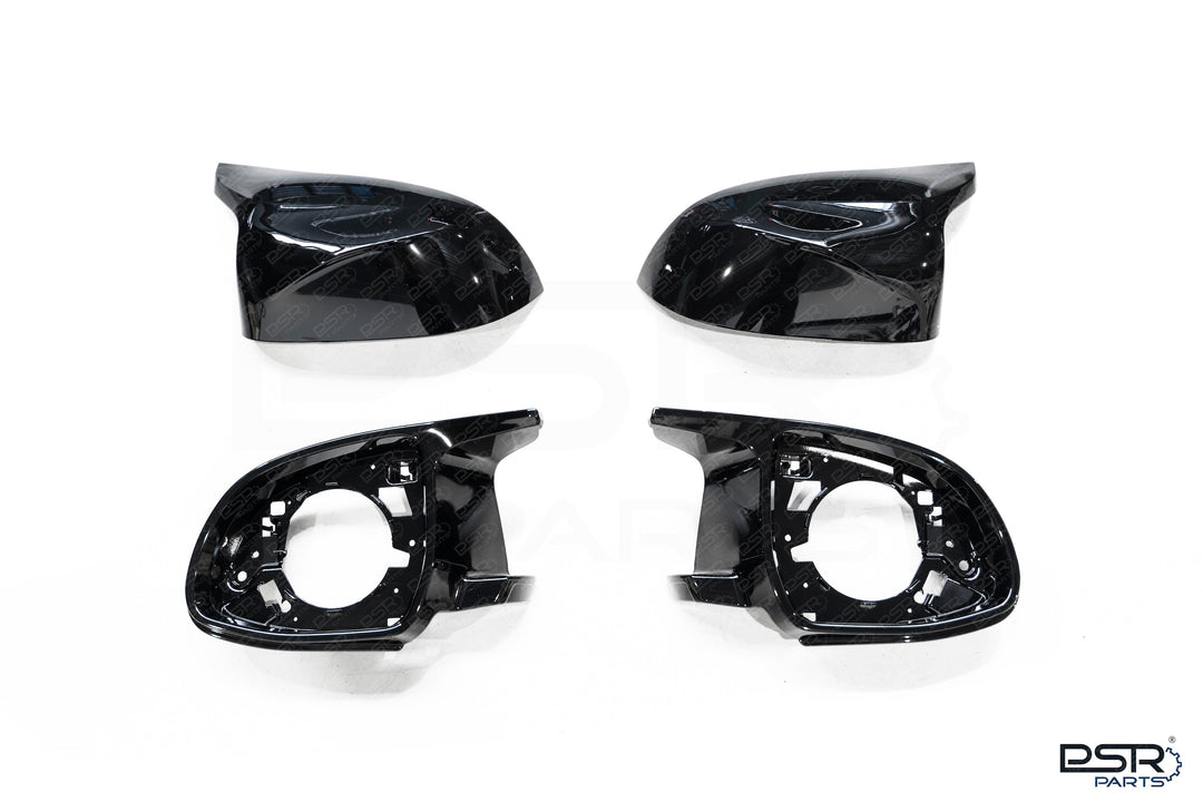 PSR Parts - Gloss Black Performance Wing Mirror Covers with Mirror Frame for BMW X Series (2018+, G01 G05 G07)