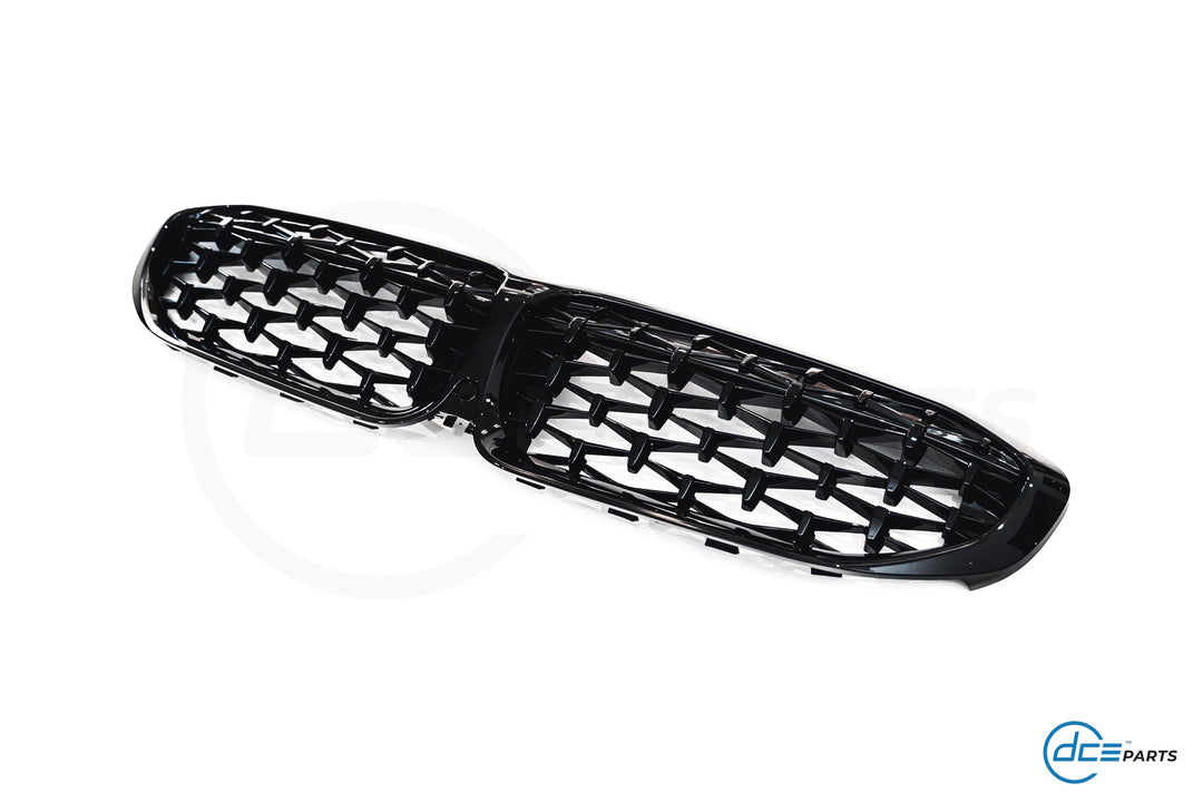PSR Parts - Gloss Black Diamond M340I / M340D Style Kidney Grilles for BMW 3 Series (2019+, G20 G21)