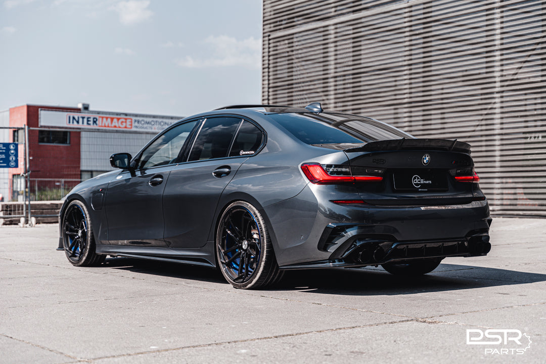 PSR Parts - Carbon Fibre Ducktail High Kick Rear Spoiler for BMW 3 Series & M3 (2019+, G20 G80)