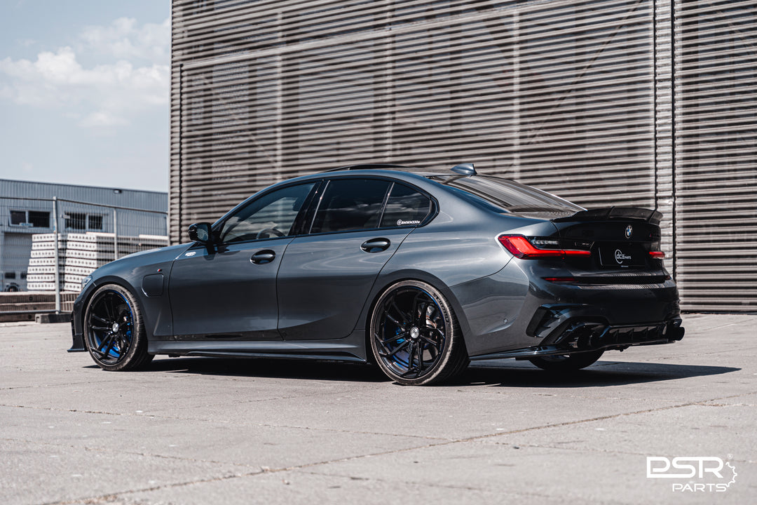 PSR Parts - Carbon Fibre Ducktail High Kick Rear Spoiler for BMW 3 Series & M3 (2019+, G20 G80)