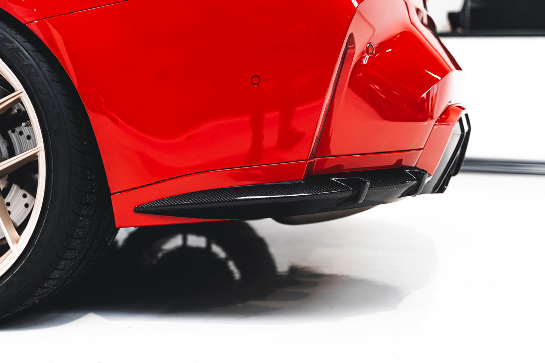 Sterckenn - BMW M3 (G80 G81) CARBON FIBRE REAR BUMPER EXTENSION CANARDS