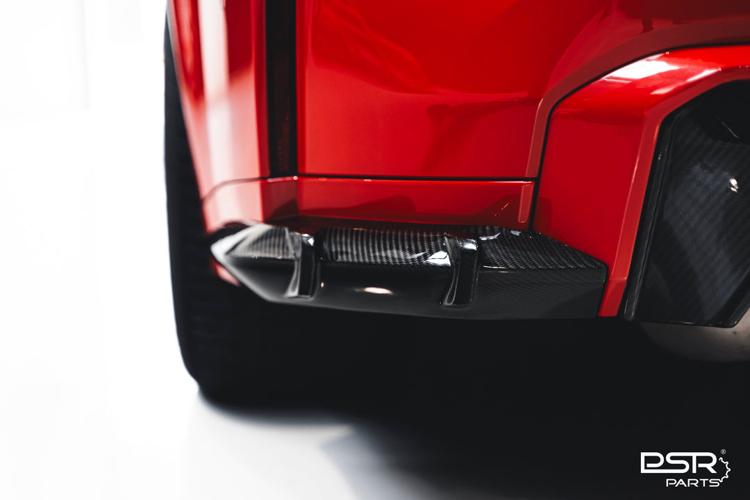 Sterckenn - BMW M3 (G80 G81) CARBON FIBRE REAR BUMPER EXTENSION CANARDS