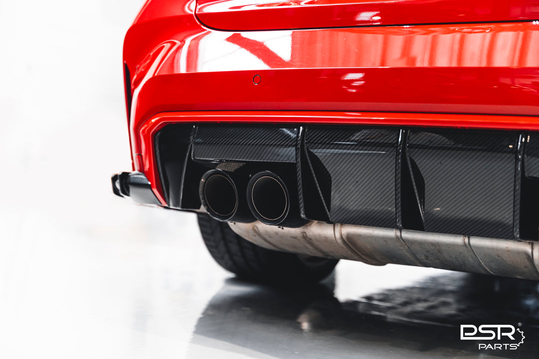 Sterckenn - BMW M3 (G80 G81) CARBON FIBRE REAR BUMPER EXTENSION CANARDS
