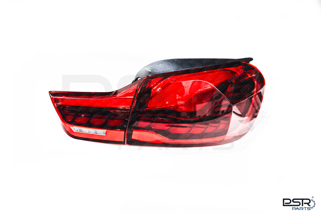 BMW 4 Series F32 F33 F36 M4 F82 F83 OLED CS GTS LCI Style Dark Red Rear Tail Lights