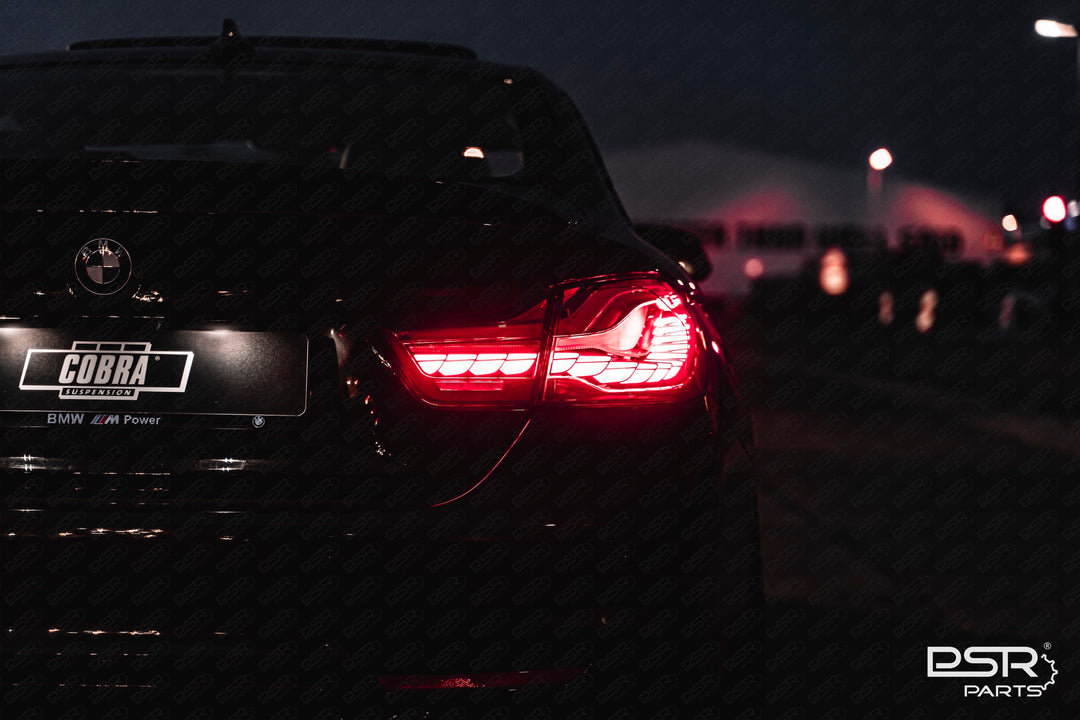 BMW 4 Series F32 F33 F36 M4 F82 F83 OLED CS GTS LCI Style Dark Red Rear Tail Lights
