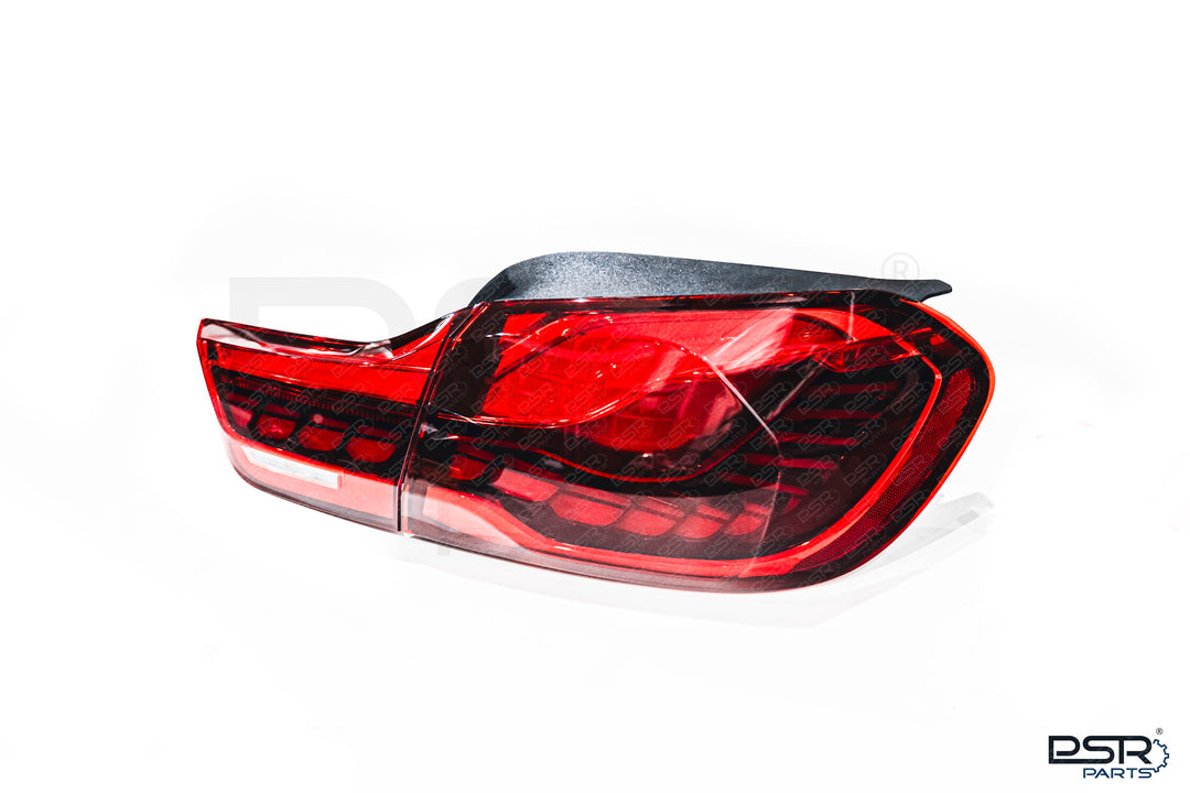 BMW 4 Series F32 F33 F36 M4 F82 F83 OLED CS GTS LCI Style Dark Red Rear Tail Lights