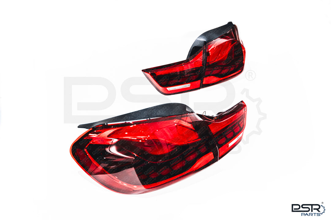 BMW 4 Series F32 F33 F36 M4 F82 F83 OLED CS GTS LCI Style Dark Red Rear Tail Lights