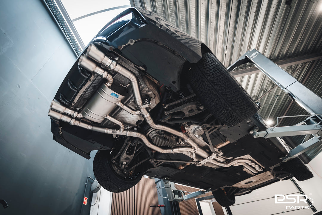 DCE Parts - BMW F87 M2 Competition S55 Equal Length & Single Midpipe Hybrid Catback Valved Exhaust