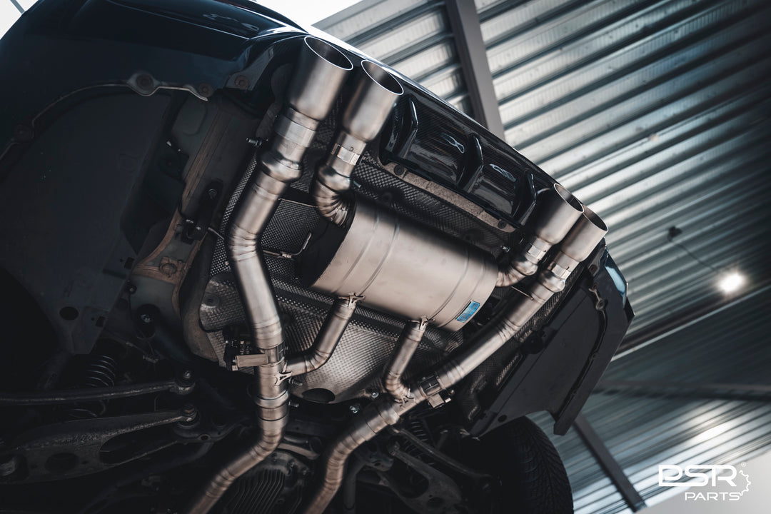DCE Parts - BMW F87 M2 Competition S55 Equal Length & Single Midpipe Hybrid Catback Valved Exhaust