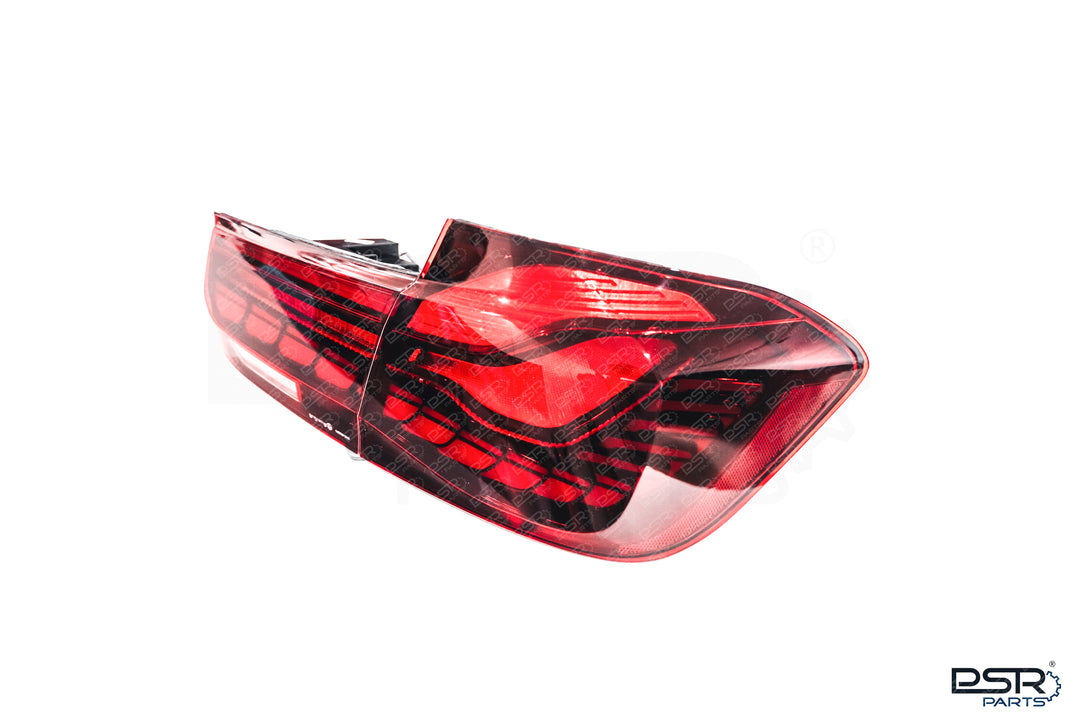 BMW 3 Series F30 F35 M3 F80 OLED CS GTS LCI Style Dark Red Rear Tail Lights
