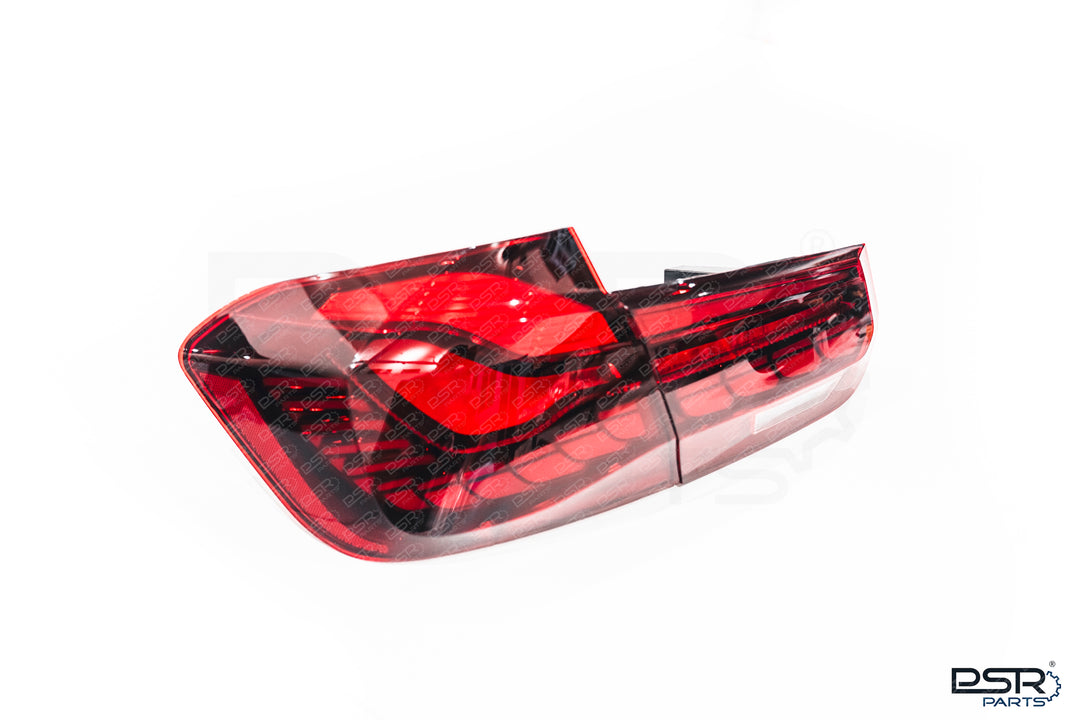 BMW 3 Series F30 F35 M3 F80 OLED CS GTS LCI Style Dark Red Rear Tail Lights
