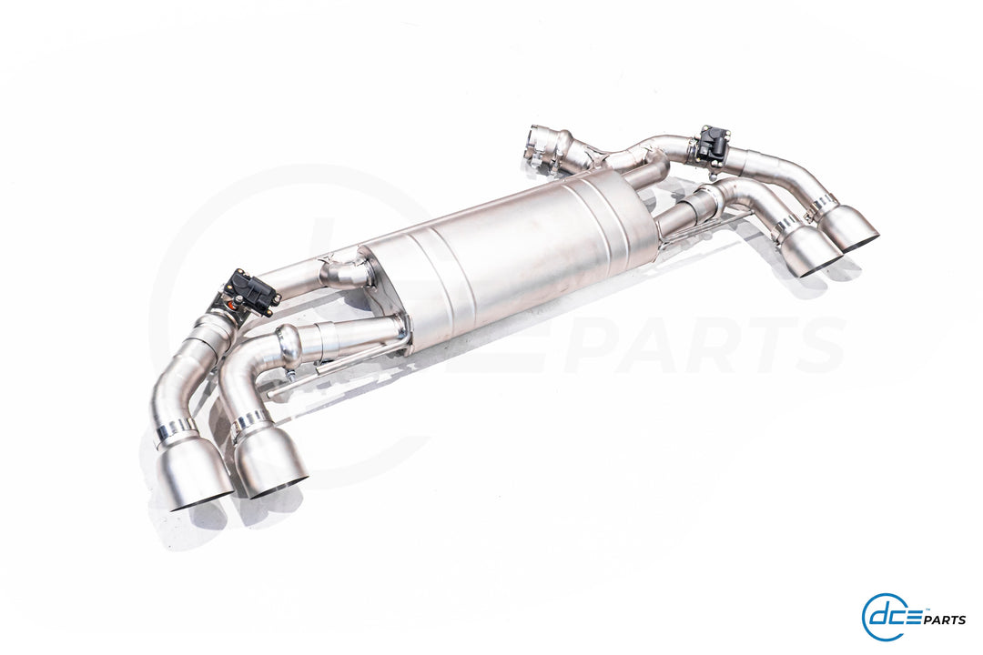 DCE Parts - BMW G05 X5 45e / 50e Axleback Slip On Valvetronic Exhaust Rear Muffler Titanium