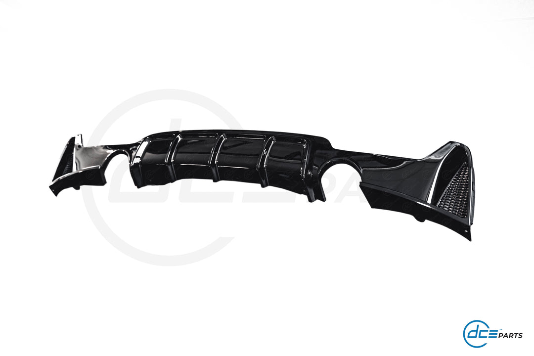 BMW 4 Series F32/F33/F36 Gloss Black MP Style Diffuser M-Sport Bumper