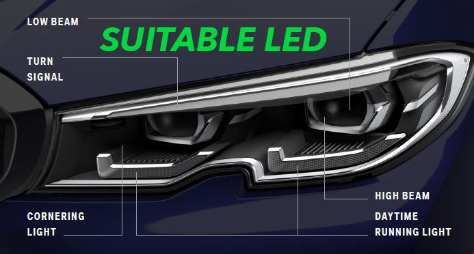 BMW G20 G21 Pre-LCI Yellow CSL Headlight Daytime Running Light DRL Upgrade Module
