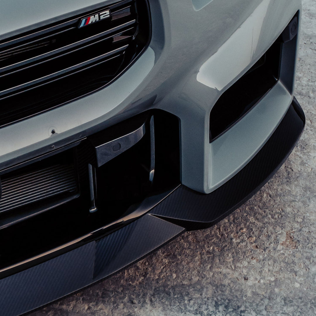 MHC+ BMW M2 2023 G87 Edition 1 Front Splitter In Pre Preg Gloss Carbon Fibre (G87)