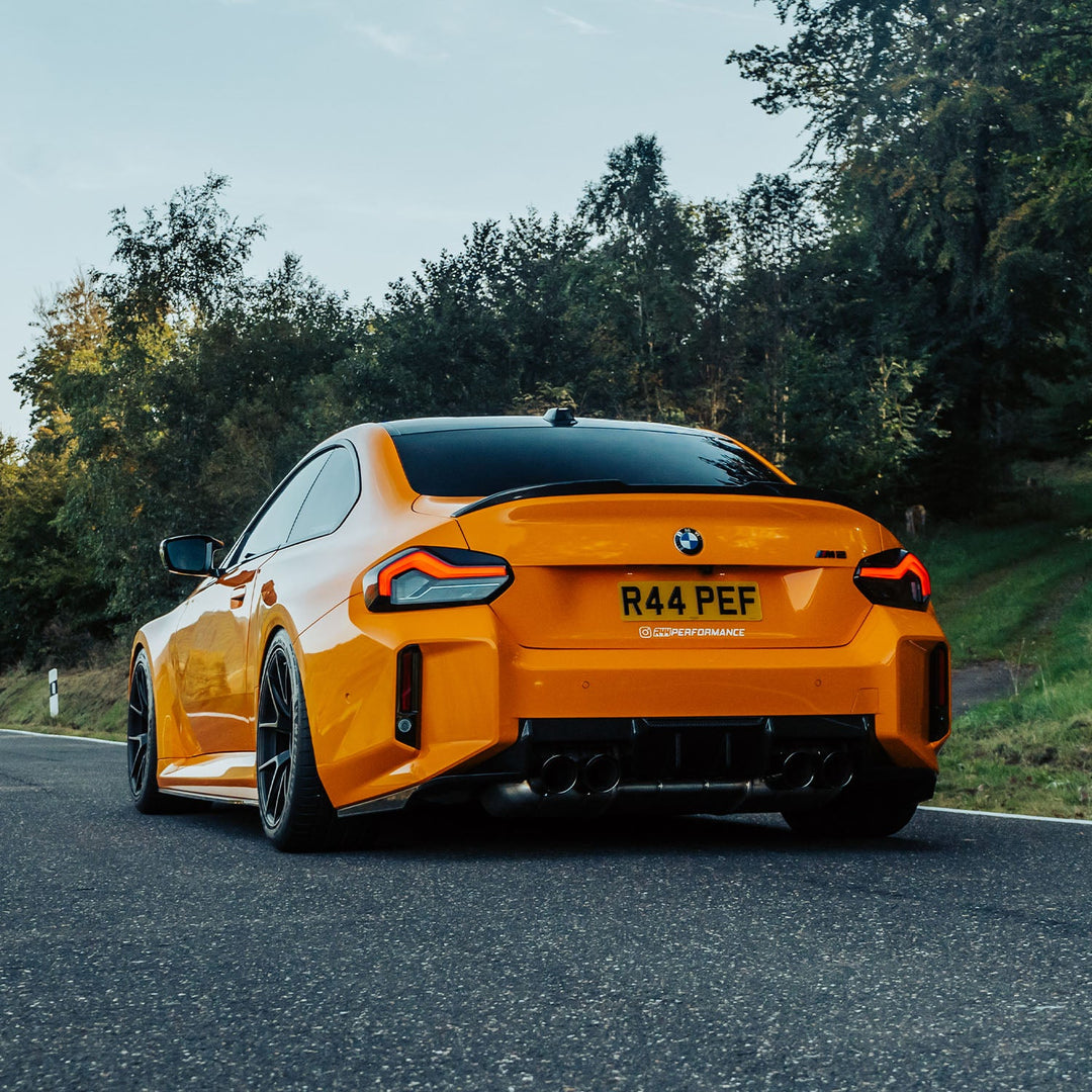 MHC+ BMW M2 2023 G87 Edition 1 Rear Diffuser 3pcs In Pre Preg Gloss Carbon Fibre (G87)