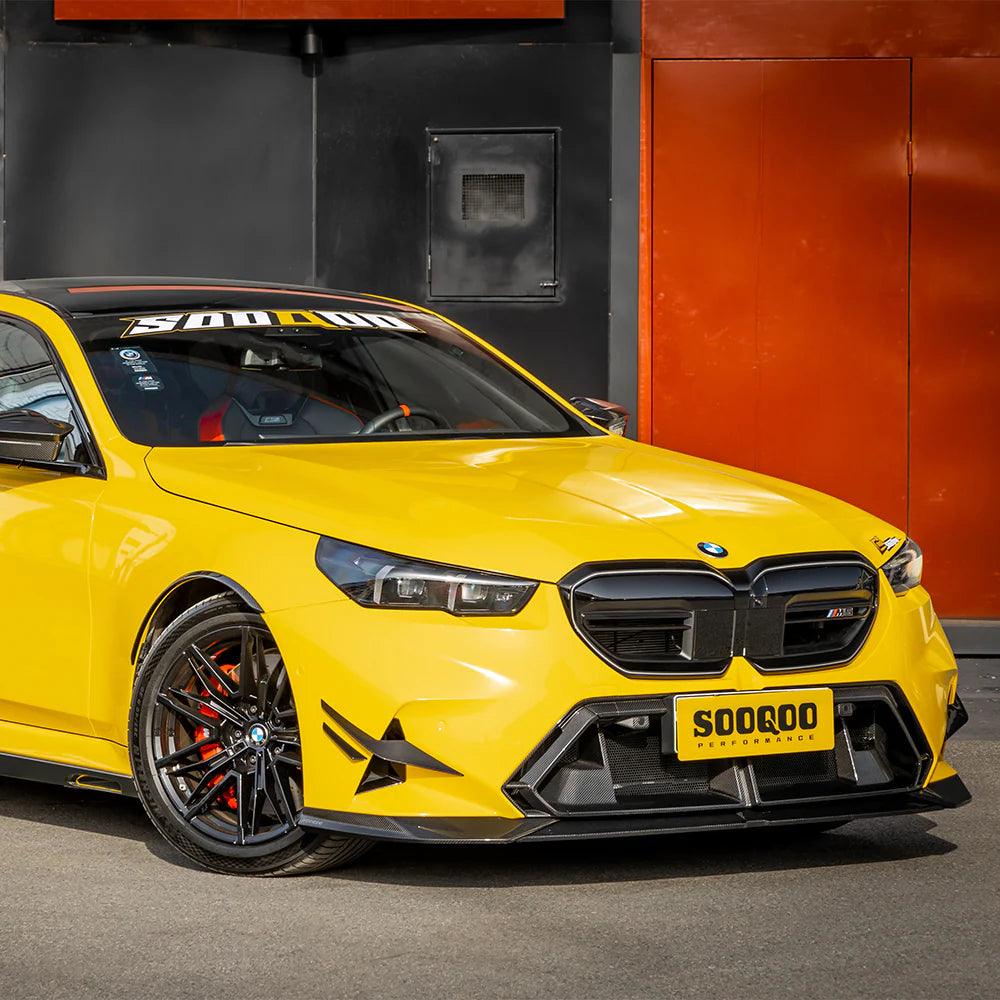 SOOQOO - BMW M5 G90 G99 Type-A Prepreg Carbon Fiber Front Lip