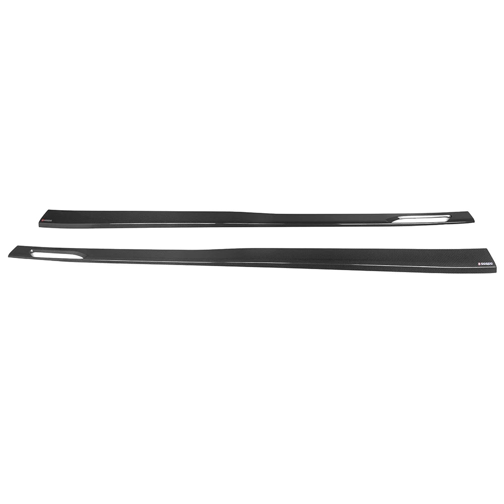 SOOQOO - BMW M5 G90 G99 Type-A Prepreg Carbon Fiber Side Skirt