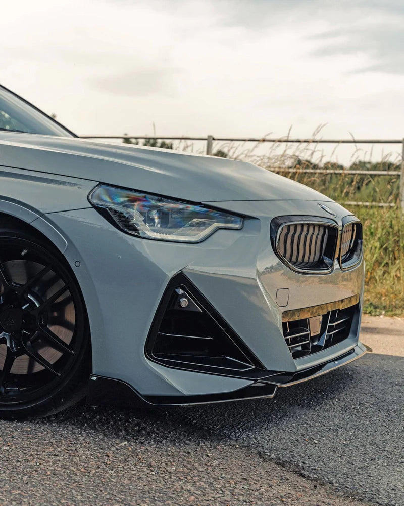 PSR Parts - BMW 2 Series & M240i G42 Gloss Black Front Splitter (2021+)