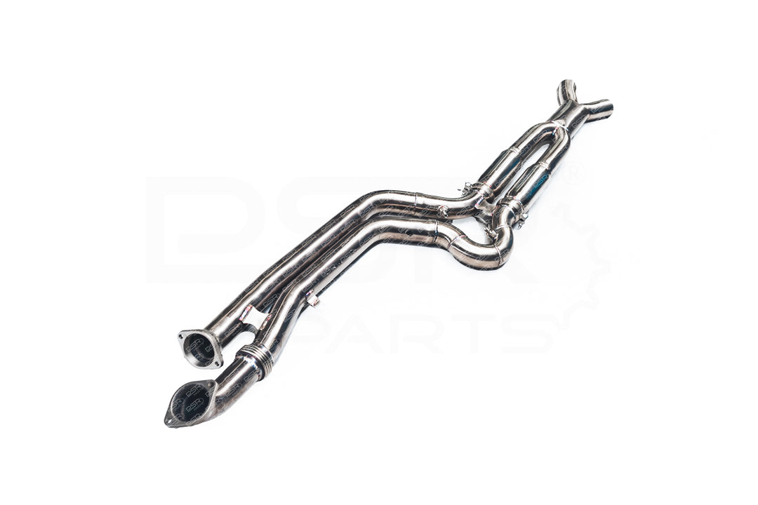 DCE Parts BMW S58 G87 M2 High Flow Equal Length SINGLE Midpipe Hybrid Midpipe