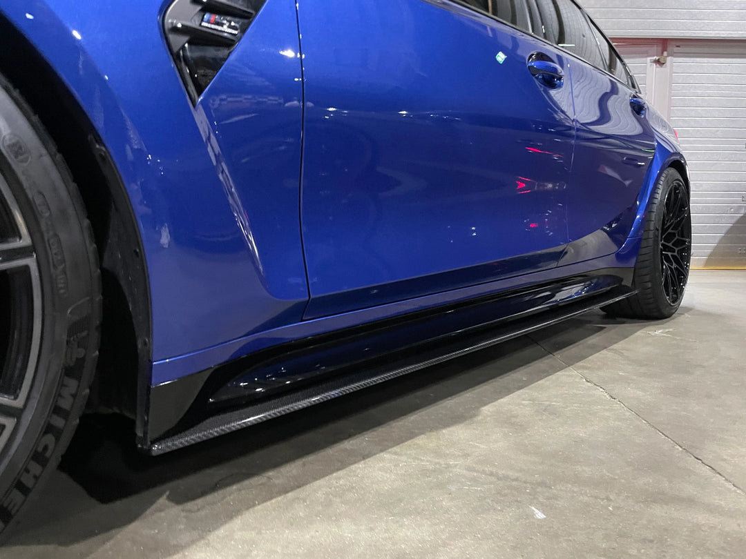 CT Carbon - BMW G80 G81 M3 G82 G83 M4 CARBON FIBRE Side Skirt - CT Design