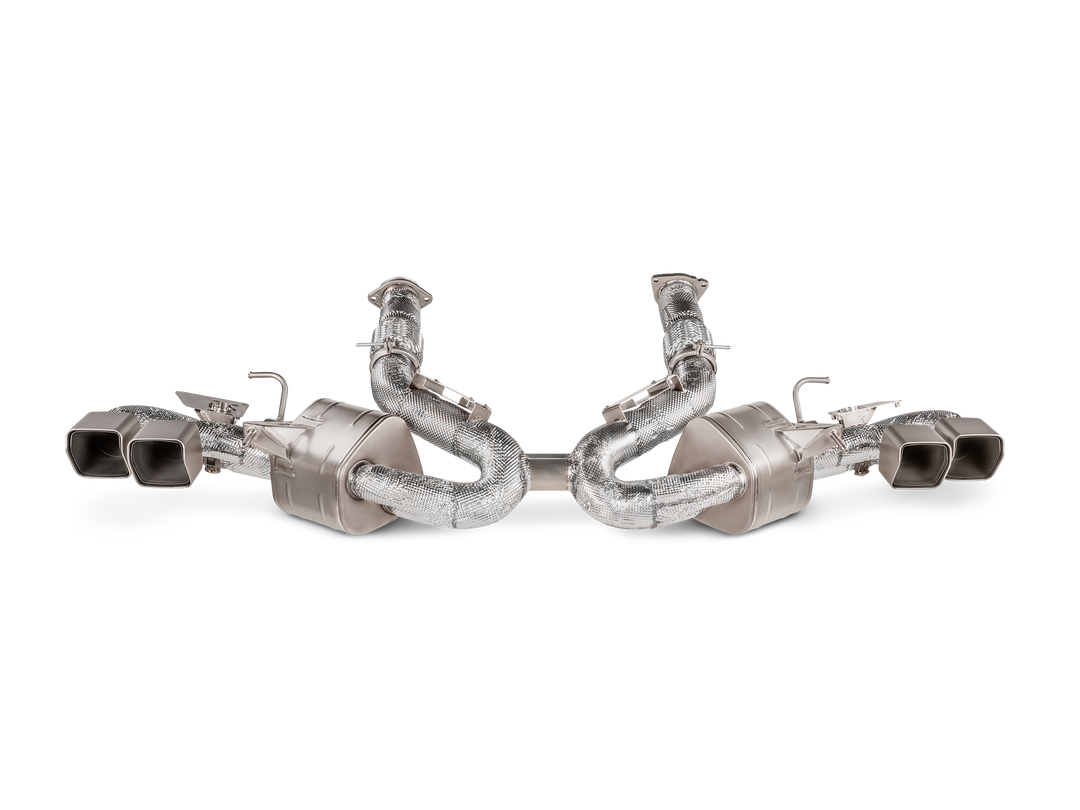 Akrapovič - Slip-On Line (Titanium) - CHEVROLET CORVETTE STINGRAY (C8) - OPF/GPF
