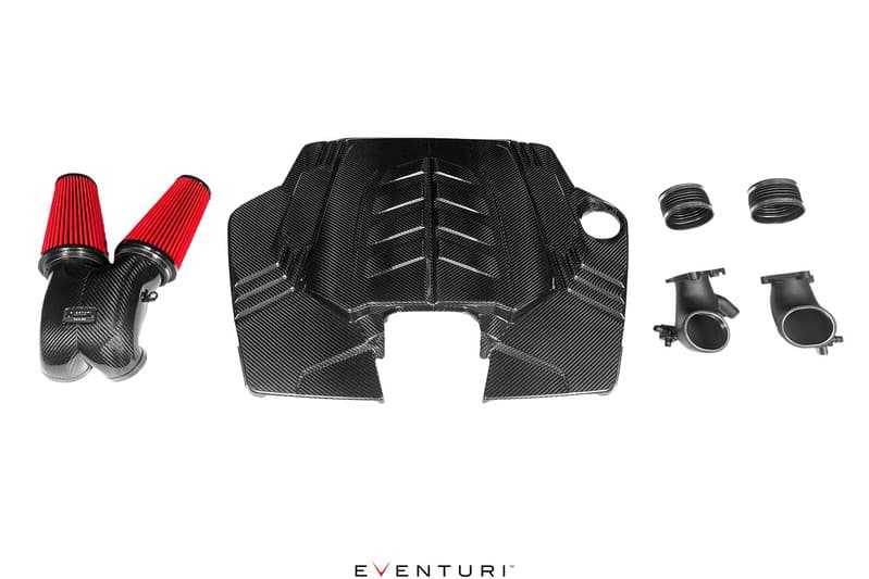 Eventuri - Porsche Cayenne VAG 4.0 V8 Twin-Turbo Upgraded Turbo Inlet Pair - TTE1020 - Internal diameter 60mm