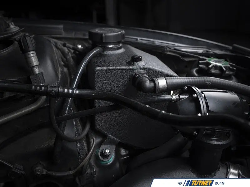 Turner Motorsport Aluminum Coolant Expansion Tank Relocation Kit - E9x 335i (N54)