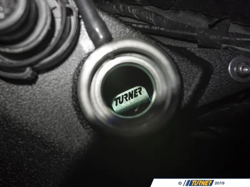 Turner Motorsport Aluminum Coolant Expansion Tank Relocation Kit - E9x 335i (N54)