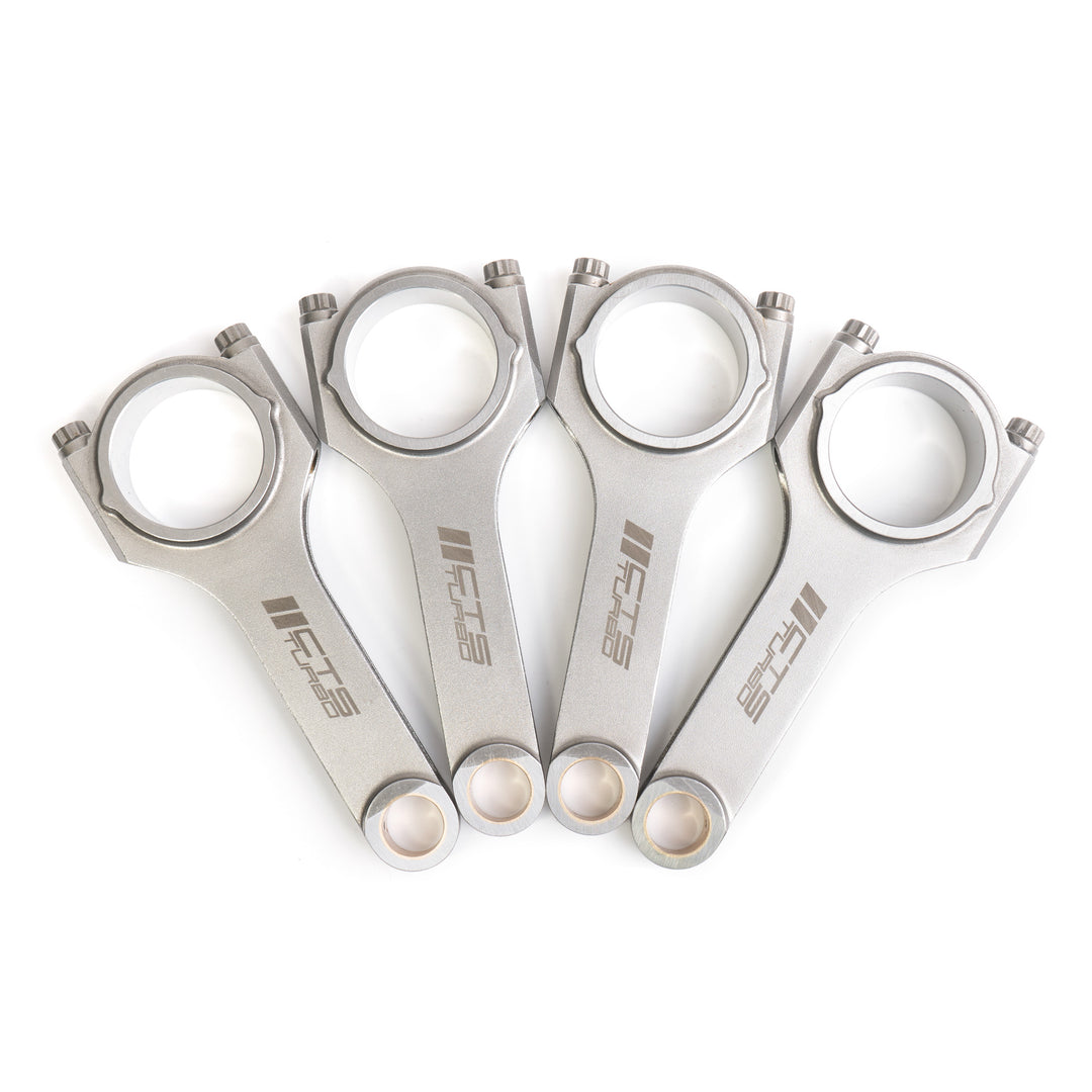 CTS Turbo - Connecting Rods VW & Audi 144x20 Tapered Rifle Drilled | Fits MK5/B7 FSI 2.0T EA113 With Stock Pistons - CTS-CRH-14420T