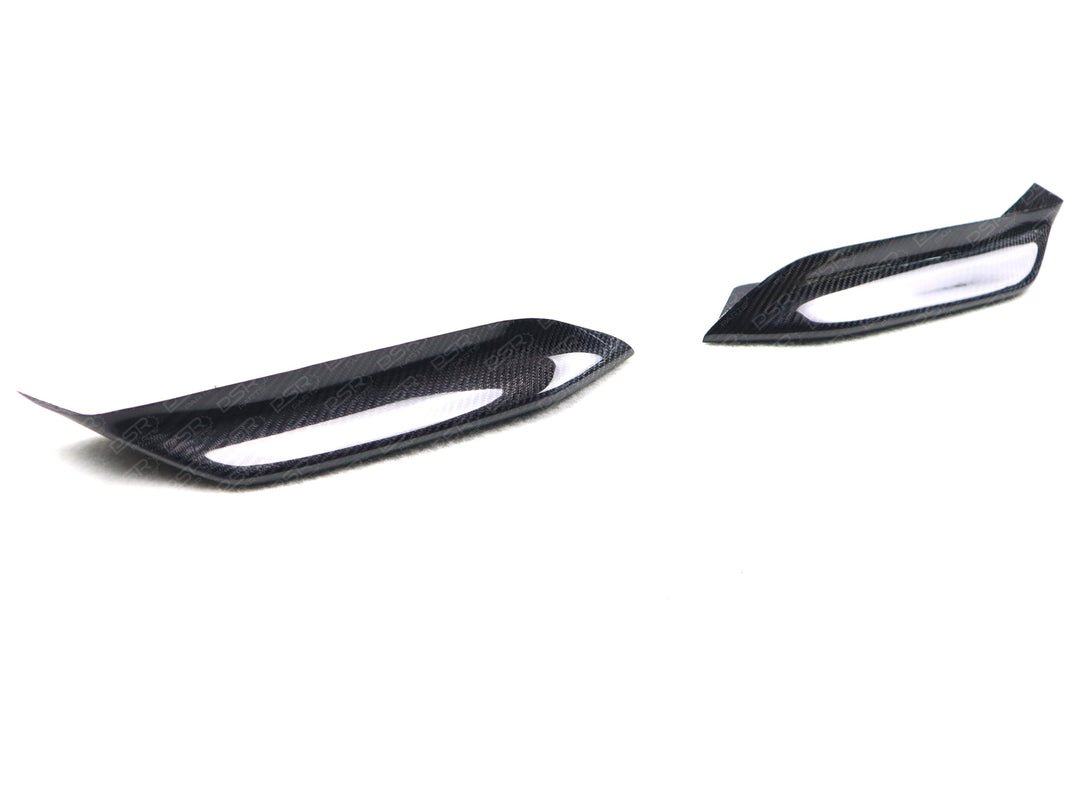 BMW F80 M3 F82 F82 M4 Carbon Corner Bumper Upper Flaps Splitter Canards MP Style (2014-2019)