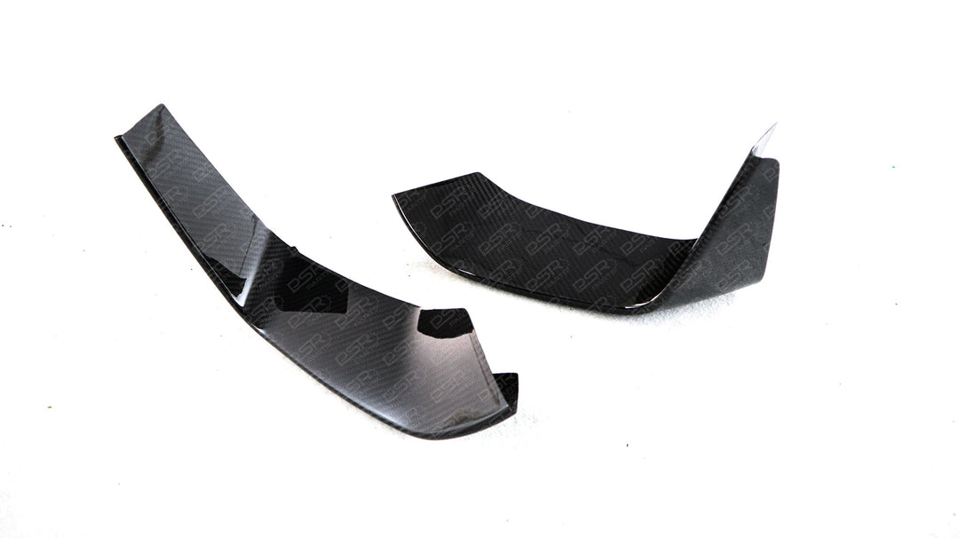 BMW F80 M3 F82 F82 M4 Carbon Corner Bumper Trim Splitter Canards (2014-2019)