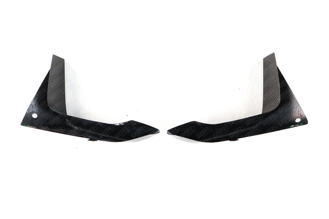 BMW F80 M3 F82 F82 M4 Carbon Corner Bumper Trim Splitter Canards (2014-2019)