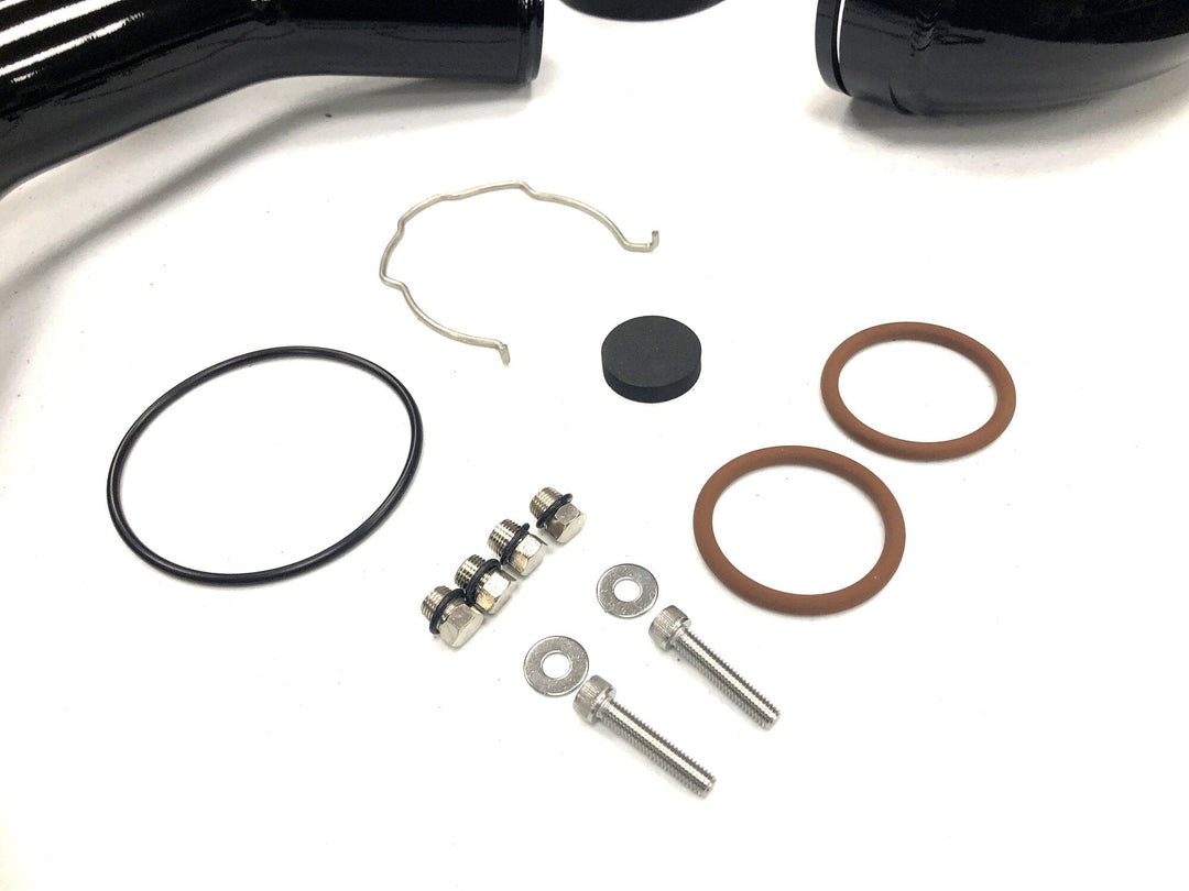 FTP BMW S55 Charge pipe+Boost pipe combo V2 for F80 M3/F82 M4 ( Ferrari red)