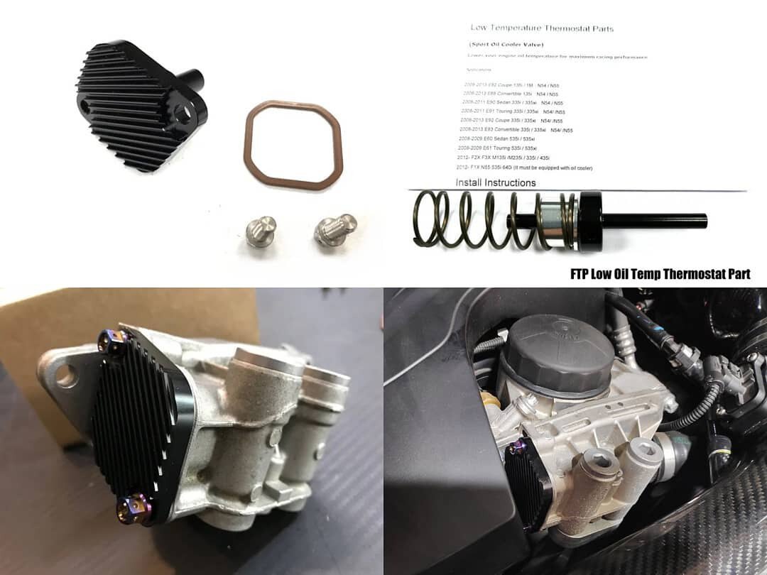 FTP S55 N55 N54 Thermostat kit V2 135i 335i 535i ( Thermostat parts+ thermostat cover )