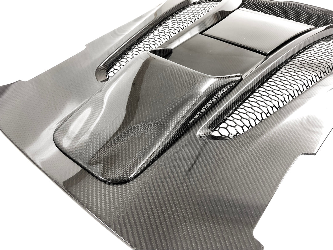 PSM Dynamic - MCLAREN 570S 570S 3.8L - Coupe rear engine cover - M5702ECCF