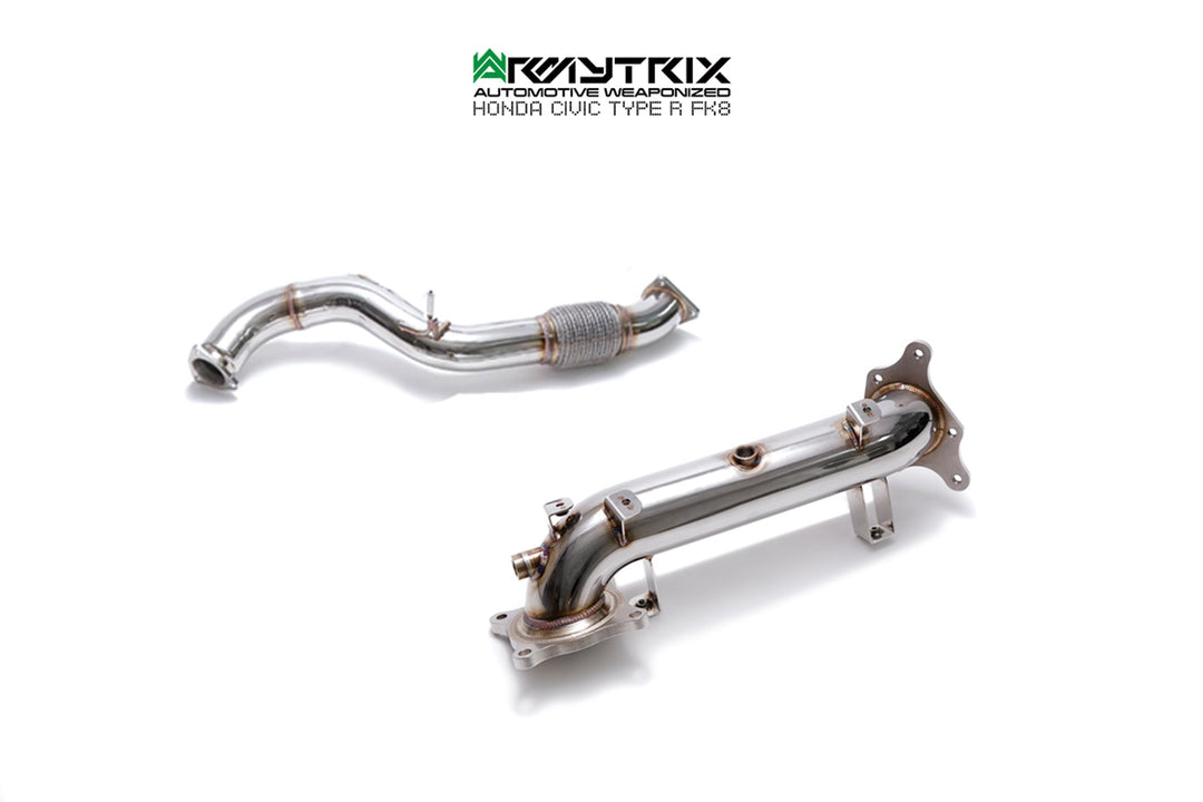 Armytrix - HONDA CIVIC FK8 2.0L TYPE R - Downpipe Stainless Steel - HCRF8-DD